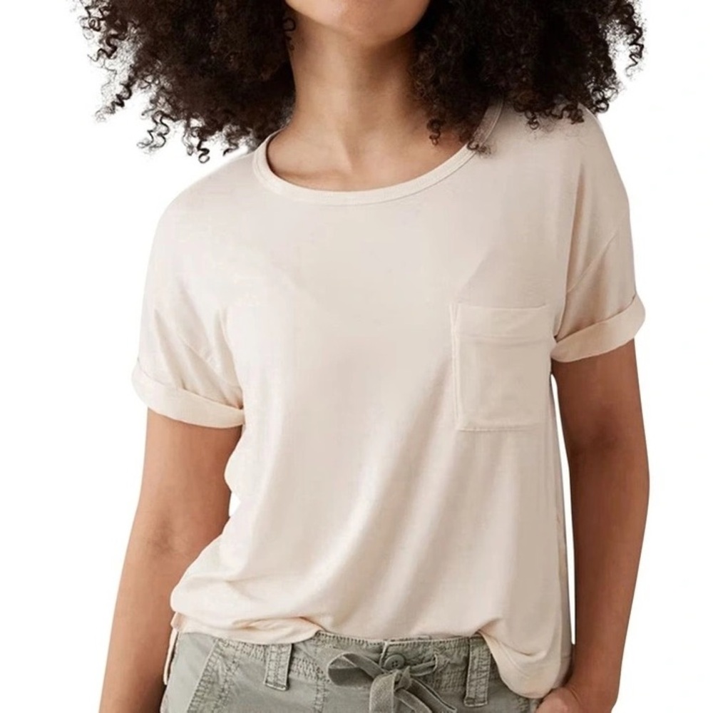 American Eagle Outfitters Soft & Sexy Cream Tee